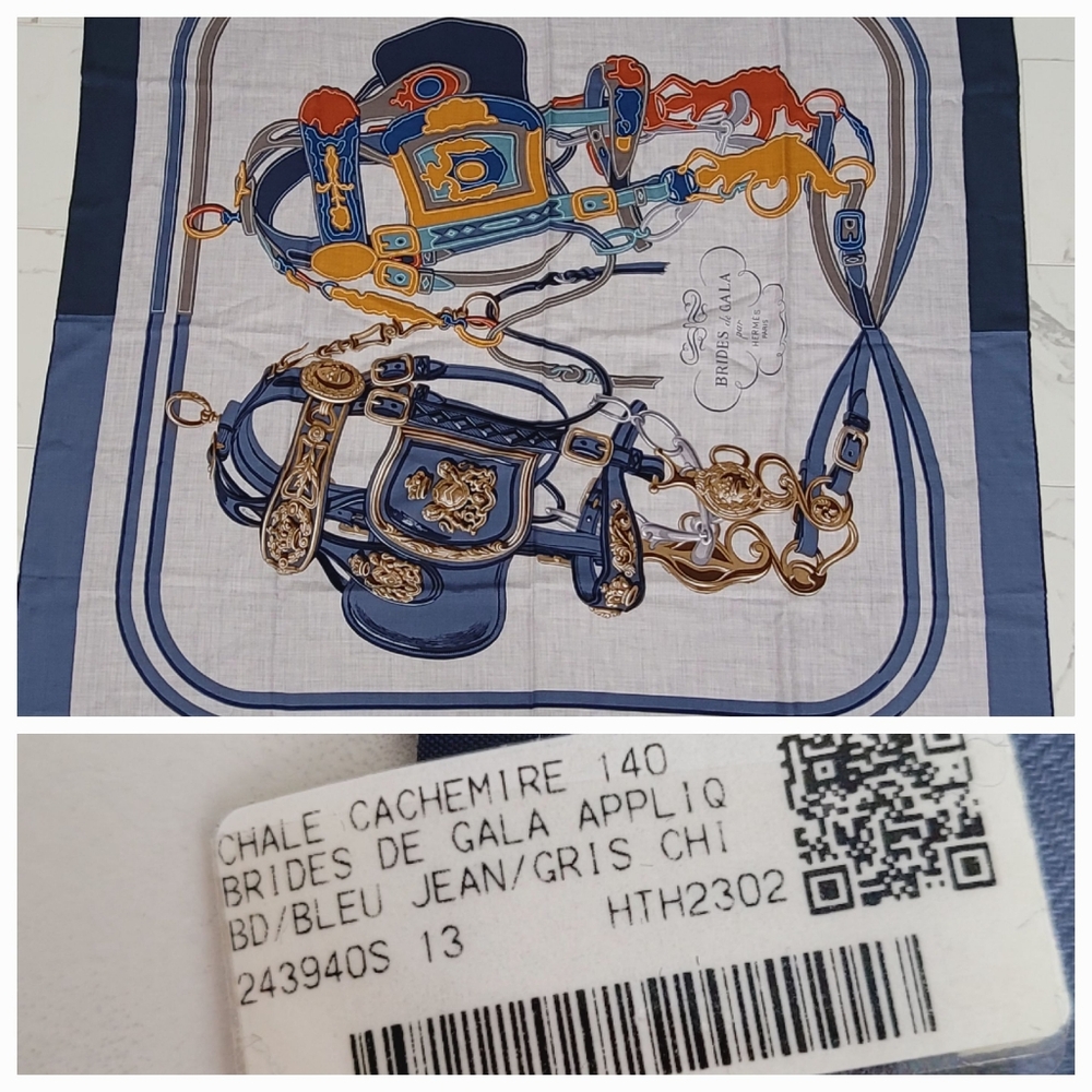 Hermes Cashmere Scarf 140cm